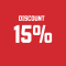 15% discount